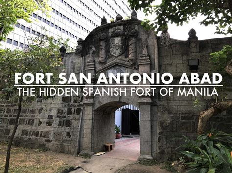 bsp malate|Fort San Antonio Abad .